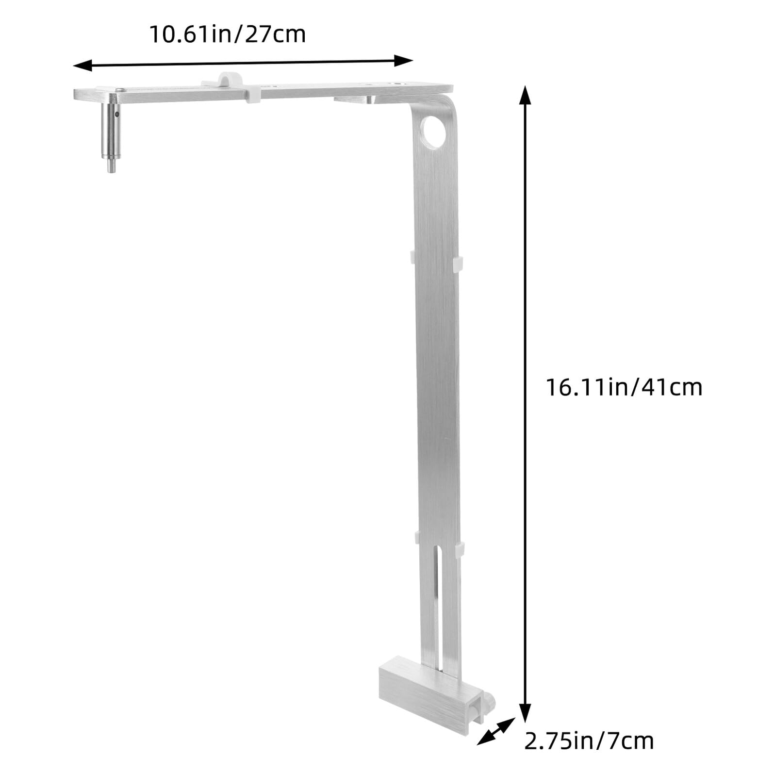 Metall Aquarienleuchtenhalterung für 13mm Glas Aluminiumlegierung Lampenständer Vielseitige Aquarium Beleuchtung Halterung Robustes Zubehör für Süßwasser Aquarien