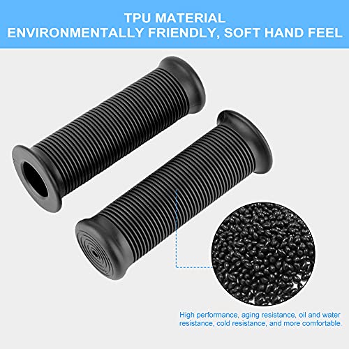 Motorcycle Handlebar Grips, Akozon 1" 25Mm/1.1" 28Mm Non Slip Rubber Bar End Thruster Grip Motorcycle Comfort Hand Handlebar Grip For Honda For Kawasaki For Yamaha Dukadi #TOP3