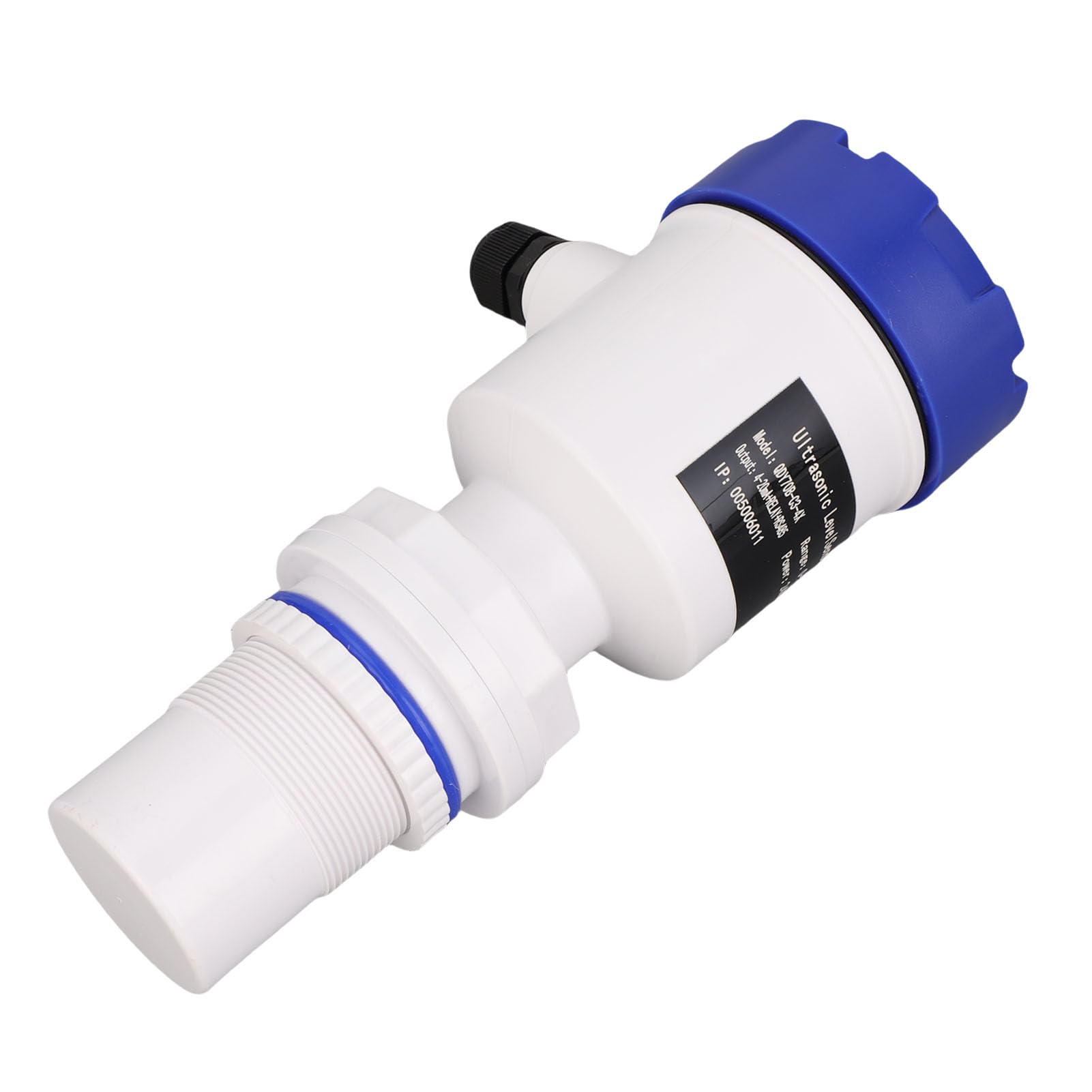 Hyuduo Medidor Ultrasónico de Profundidad de Líquido con Sensor de Nivel de Agua, Salida de 4-20 MA, Comunicación 485 IP67 con Pantalla LED y Filtrado Digital para Procesamiento de Agua