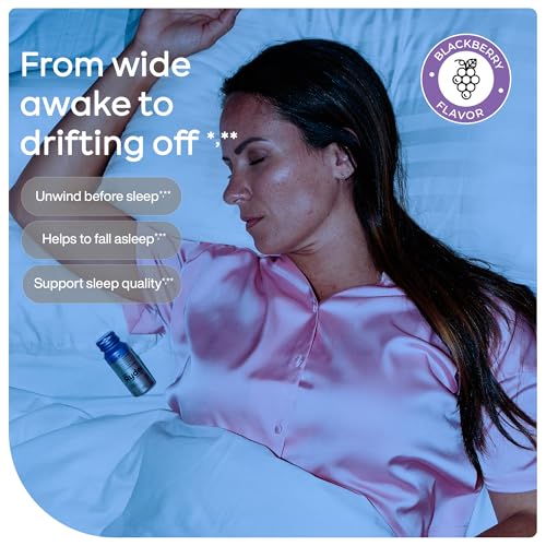 Image of Ryde: SLEEP Shot, 2 fl oz, Melatonin, GABA, L-Theanine & Chamomile, Blackberry Natural Flavor, Zero Calories, Sugar-Free, Vegan, Made in USA (24 Pack)