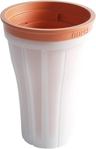 Slushy Maker Cup - Vaso de doble capa para hacer granizados, agujero para derramar bebidas frías, portátil, rápido, batido de leche casero, máquina