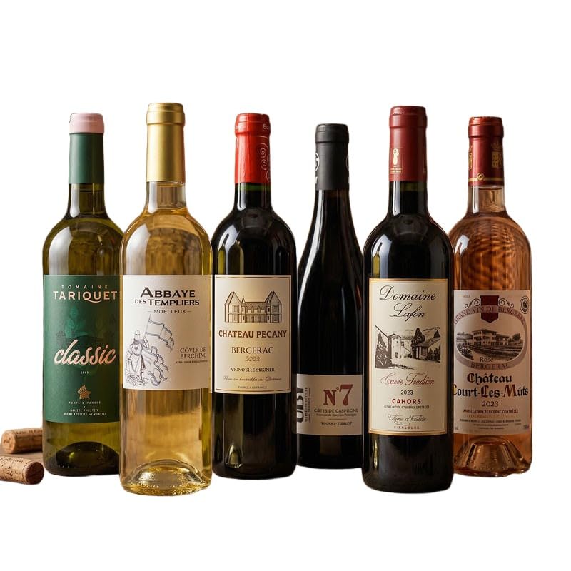 Cellier du Périgord Pack Découverte 6 Vins du Sud-Ouest à déguster