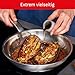 Tefal Virtuoso 2-teiliges Pfannenset 24 + 28 cm, Pfannen Induktion, hochwertiger Premium-Edelstahl, unversiegelt, für alle Herdarten geeignet, backofengeeignet bis zu 250°C, E492S2