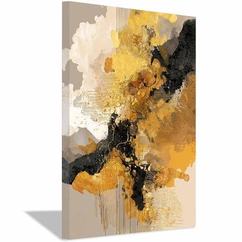 Tableau abstrait moderne pour salon chic et chambre parentale
