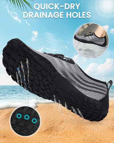Image of Water Shoes for Women Men Quick-Dry Barefoot Shoes Breathable Aqua Socks for Swim Beach River Pool Lake Hiking Surfing Kayaking