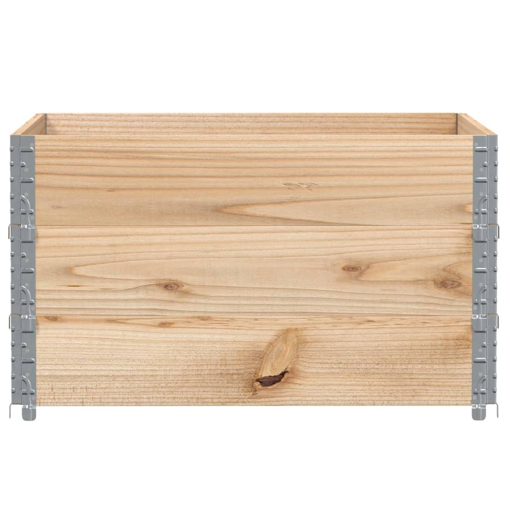 Paretali per Pallet 3 pz 100x100 cm in Legno Massello di Pino, Commercio e Industria,Movimentazione di Materiali,Pianali di carico e Pallet, 27.37kg-3295374