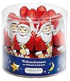 Riegelein - Weihnachtsmann aus Vollmilch-Schokolade Weihnachtsmänner Schokofiguren Nikolausfiguren Fairtrade - 11St/275g