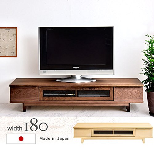 Amazon｜タンスのゲン テレビ台 幅180cm 完成品 天然木 スローダウン