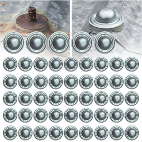 Cubiertas de sellado impermeables para tornillos de techo de metal 2