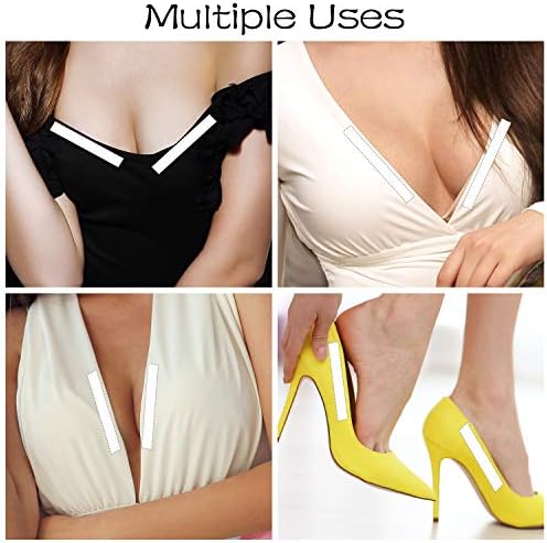 TUPARKA 6 Rolls Body Tape Double Sided Lingerie Tape Clothing Tapes for Dress Secret Bra Tape Butt Pads Nipple Cover, 30 Meters with Dispenser