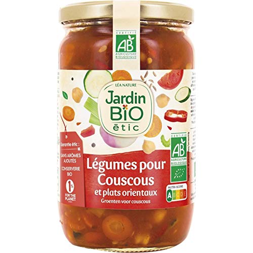 Jardin Bio Étic - Légumes pour couscous & plats orientaux Bio, mélange de légumes certifiés bio - 660 g - Le Lot De 3