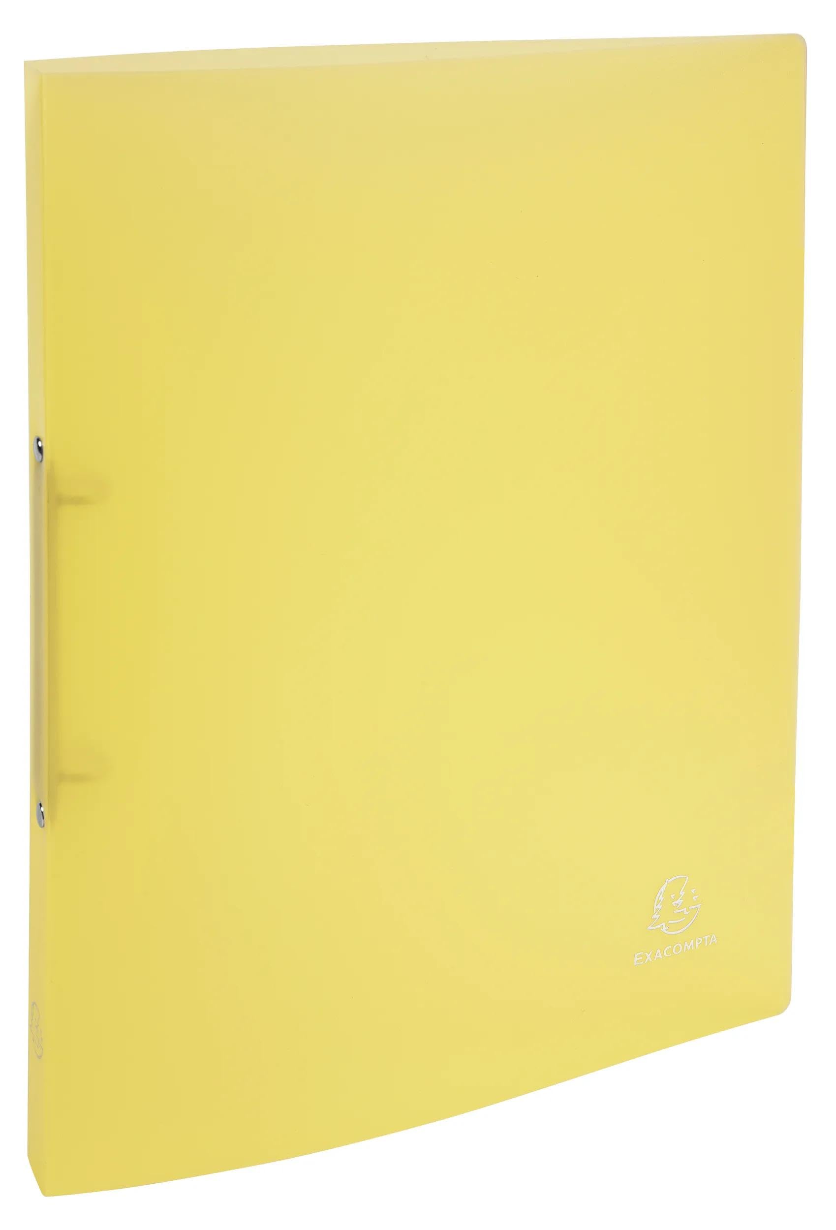 Exacompta - Rif. 54170E - Cartone da 20 raccoglitori cromalina, 2 anelli rotondi diametro 15 mm, dorso 20 mm, dimensioni esterne: 32 x 25 cm, formato A4, assortiti