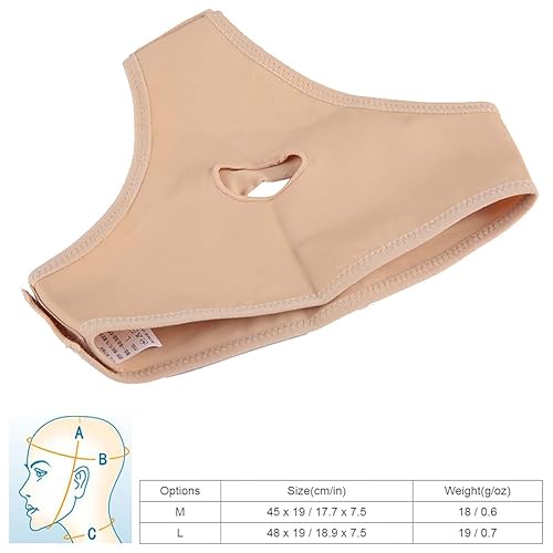 Miniatura 3 de Faja Facial, cinturón adelgazante para levantamiento de cara, antiarrugas, línea facial, vendaje suave y transpirable para M