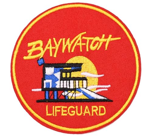 Baywatch Lifeguard TV Series Sew Ironed Patch Badge Embroidery BE-01