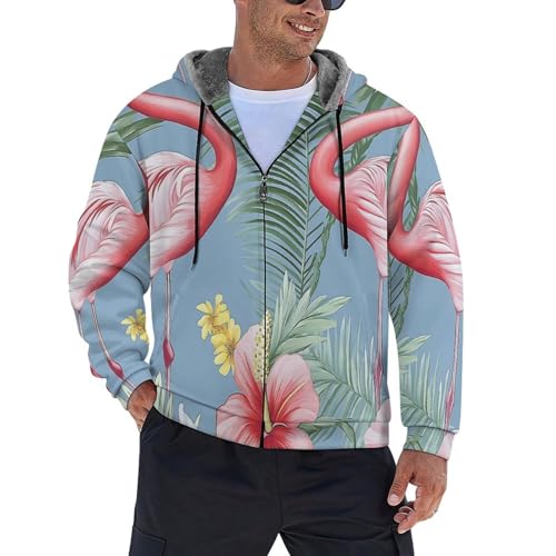 Sweat-shirt en coton polaire à fermeture éclair intégrale idéal pour les soirées d'hiver