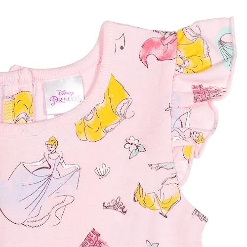 Disney Princess Moana Mulan Ariel Cinderella Belle Romper Infant to Big Kid4
