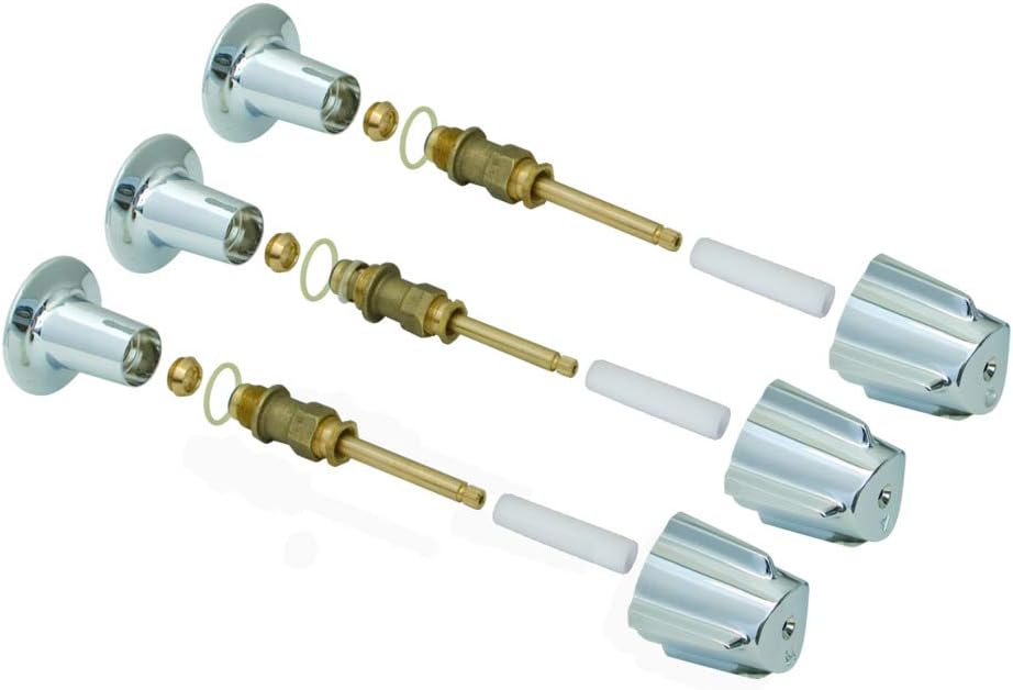 EZ-FLO 60268 Tub and Shower Rebuilt Kit for Price Pfister, 12-Point Broach, Chrome