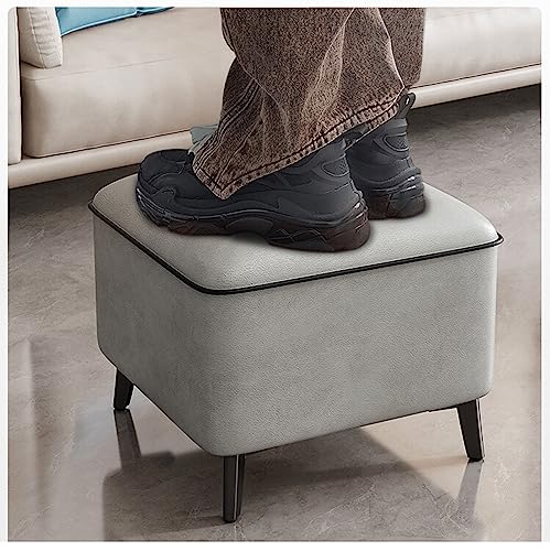 Tabouret rembourré éponge épaisse et assise douce couleur matcha - 8