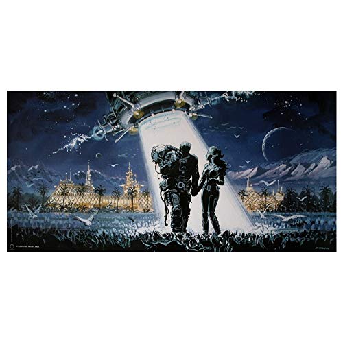 Poster Valérian Mézières affiche BD science-fiction Utopiales Nantes 50x25