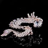 Zoom IMG-2 enamel vintage dragon brooch pin Zoom IMG-2 enamel vintage dragon brooch pin