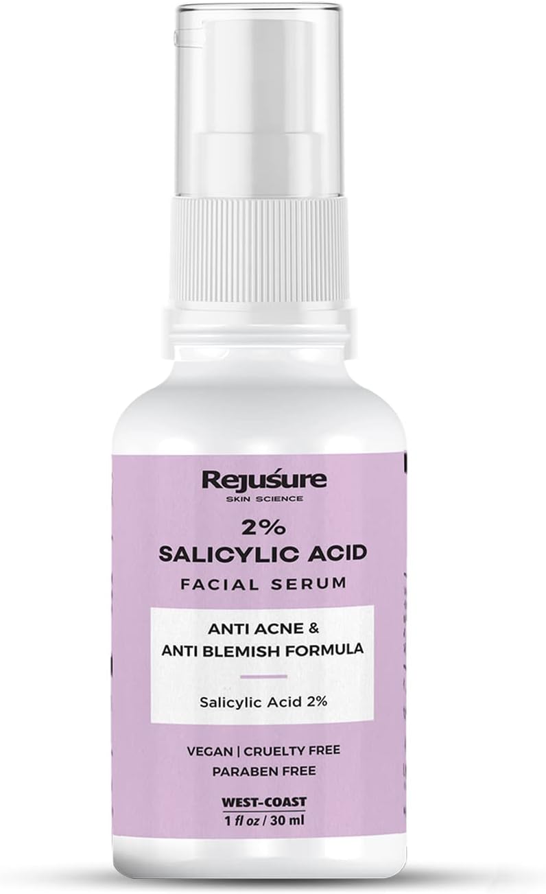 Rejusure 2% Salicylic Acid Acne Care (Face Serum) - Acne, Blackheads & Open Pores | Excess Oil - 30 ml