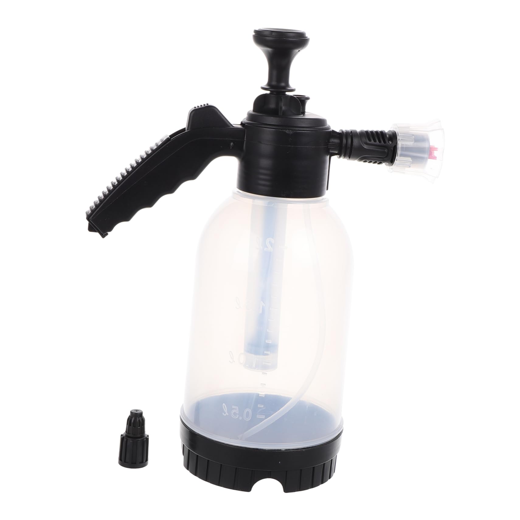 SOLUSTRE Portable Hand Held Foam Sprayer with Adjustable Nozzle for High Pressure Car Washing Pneumatic Foam Technology for Efficient Vehicle Detailing and Stain Removal