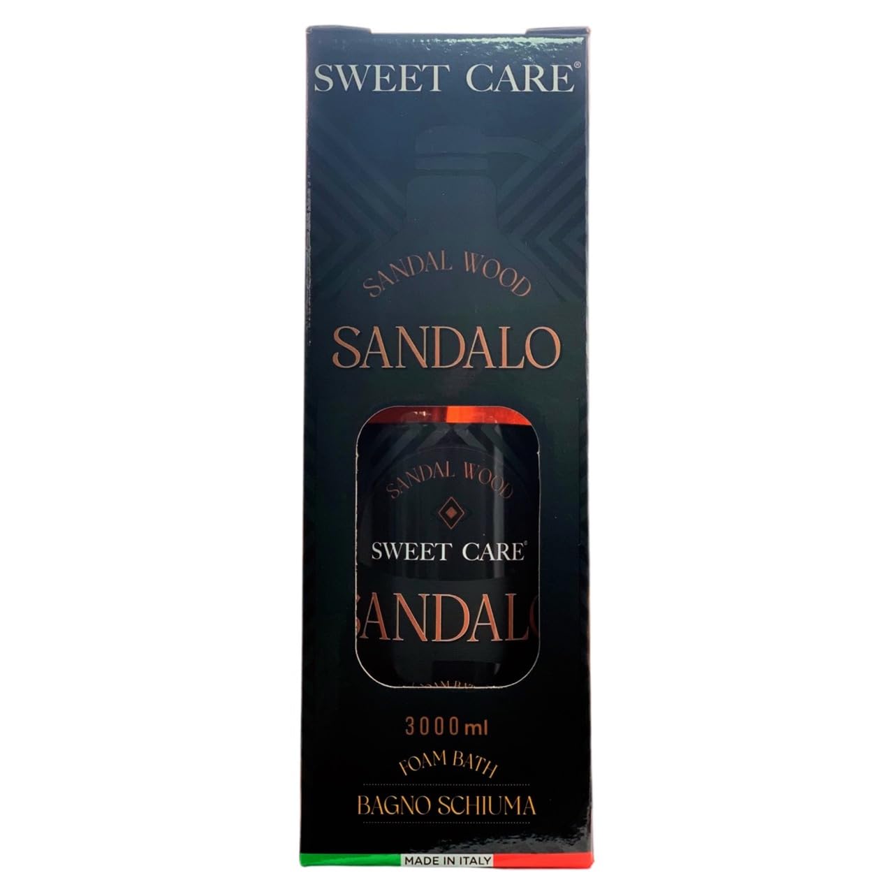 2x Bagnoschiuma SANDALO Con Dispenser, Per Un'Idratazione Delicata Che Lascia La Pelle Morbida e Dolcemente Levigata, Grazie Alla Formulazione Con Intensa Fragranza Al Sandalo 3000ml