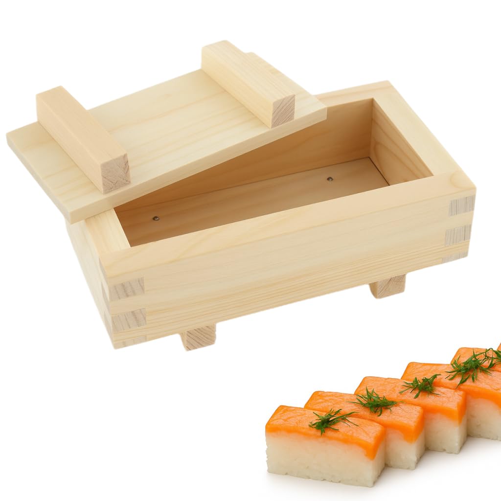 Amazon.com: JapanBargain, Wooden Rectangular Oshizushi Sushi Press
