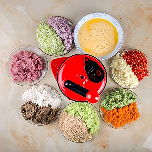 Procesador manual de alimentos y cortador de verduras miniatura 4