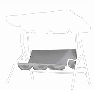 Fdit Cubierta de Dosel a Prueba de Agua Cubierta de Silla de 3 Asientos Cubierta de protección de Hamaca para Cubierta de Silla de Exterior(#1)