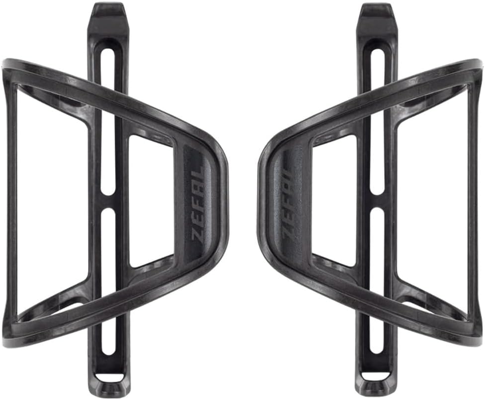 ZEFAL Pulse S2 Set - 2 x Carbon Bottle Holder Bicycle Side - Gravel and MTB Bottle Holder Side Left and Right - Lightweight and Robust Drink Holder Bicycle - 28 g x 2