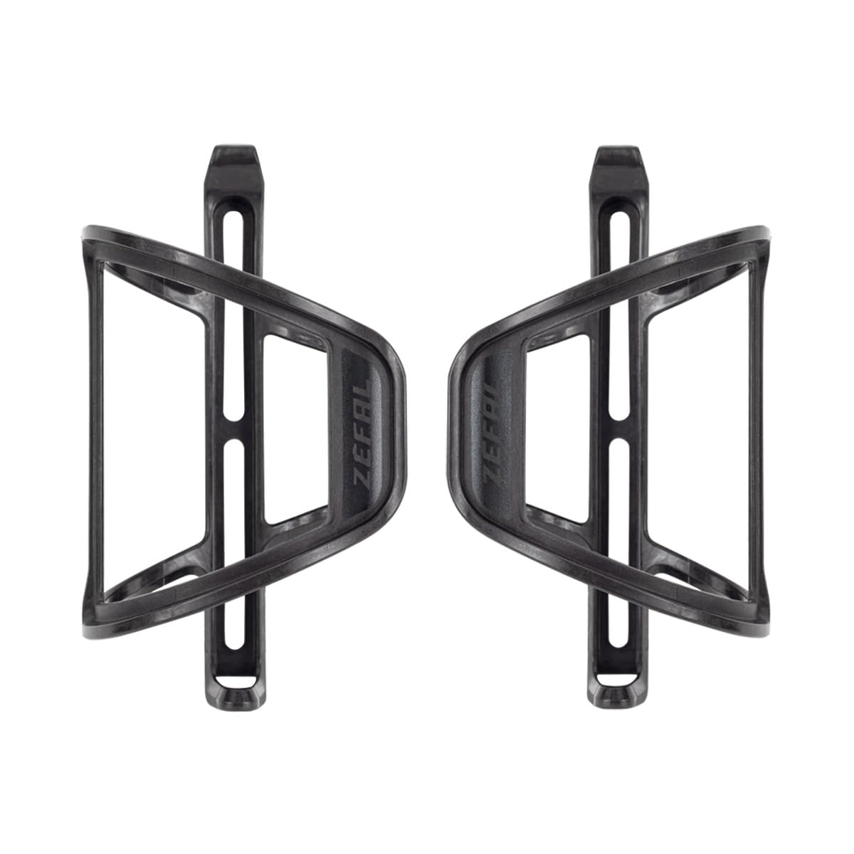 ZEFAL Pulse S2 Set - 2 x Carbon Flaschenhalter Fahrrad Seitlich - Gravel und MTB Flaschenhalter Seitlich Links und Rechts - Leicht und Robust Getränkehalter Fahrrad - 28g x 2