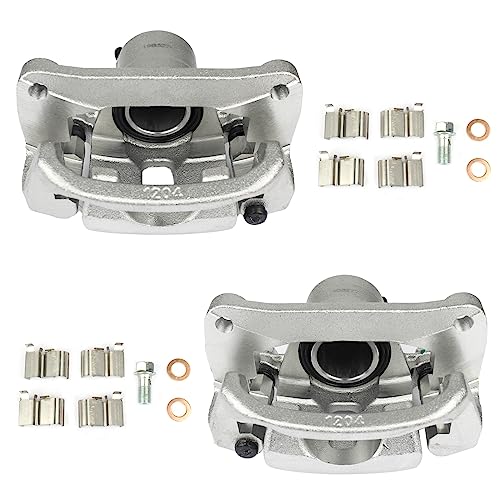 Autoround 19B3276 19B3277 Rear Brake Caliper Assembly with Bracket fit