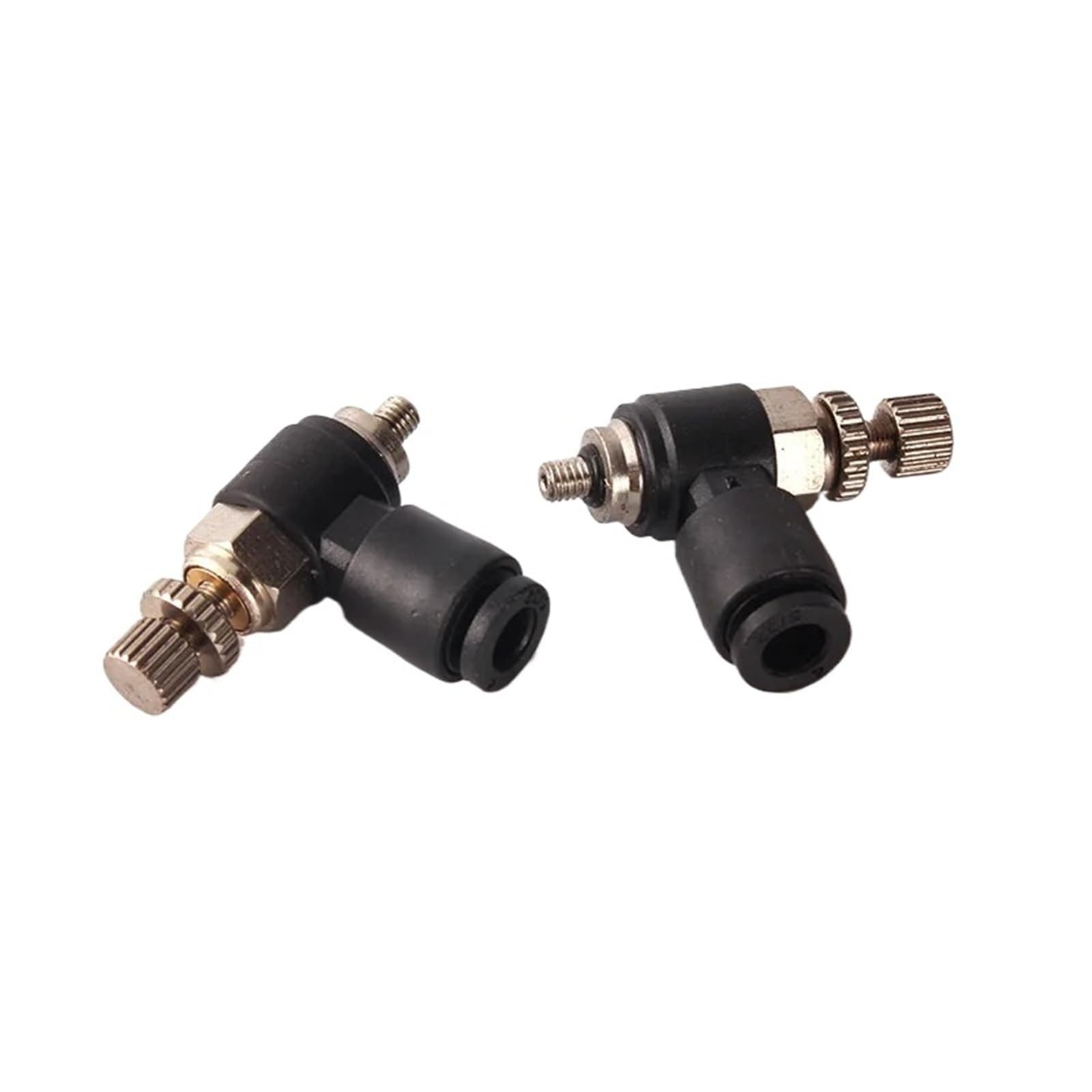 10pcs a lot Mini Type Fittings PC-C POC-C PL-C SL 4mm 6mm 5mm M3 M5 M6 M8 1/8 BSP Pneumatic Valve Micro Connector(6mm,M8)