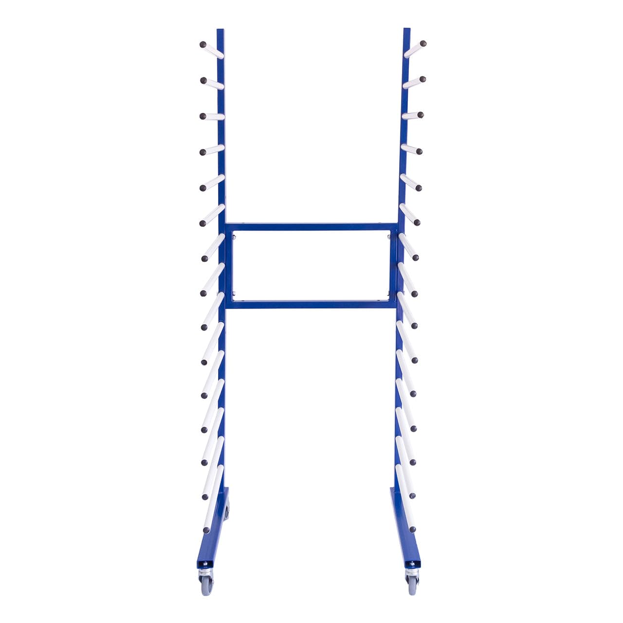 Rastrelliera Verniciatura Carrello per Essiccatura Vernici 15 Supporti 300 kg 15 strati 20 kg per strato Larghezza regolabile 35-65 cm