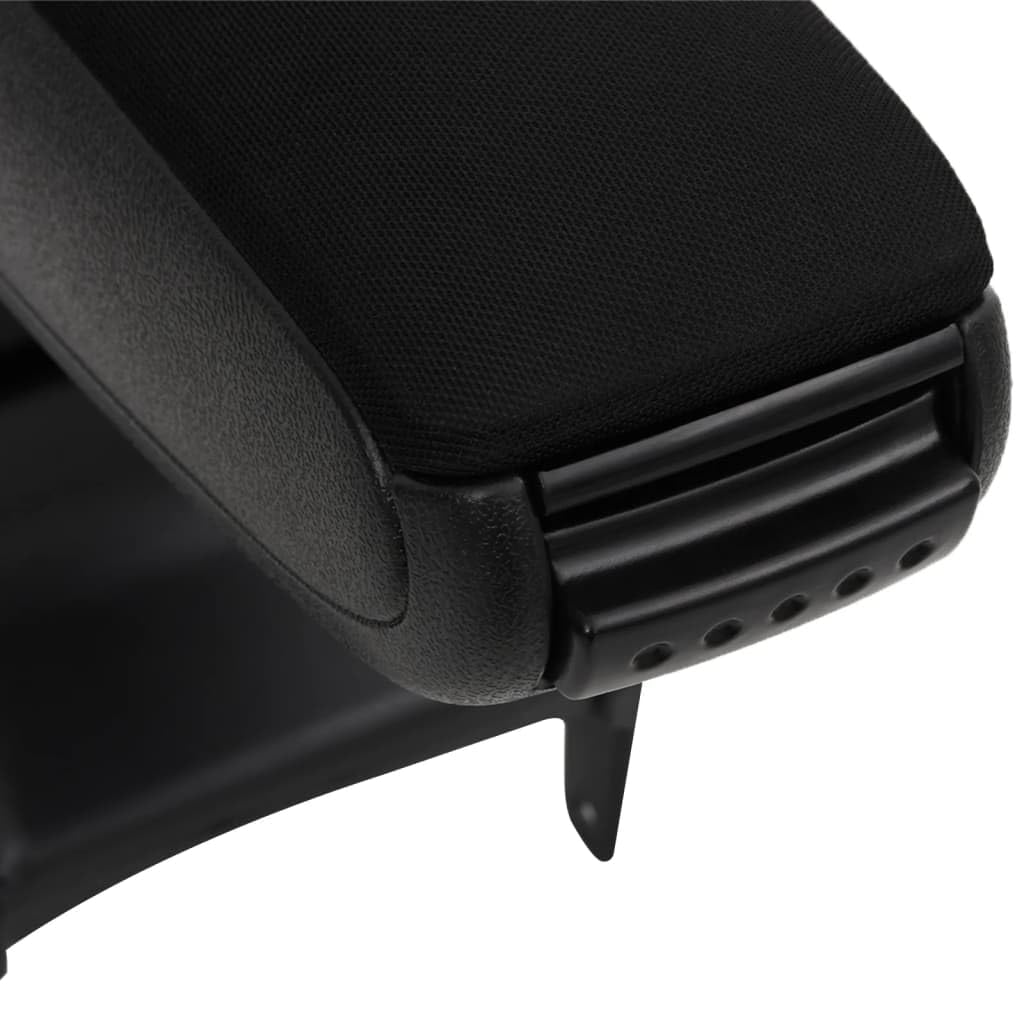 Podłokietnik samochodowy, czarny, z tworzywa ABS, 15 x 35 x 30 do 47 cm, konsola środkowa ze schowkiem, pasuje do Renault Clio LHD MK4 2013, ergonomiczne wyposażenie do długich podróży