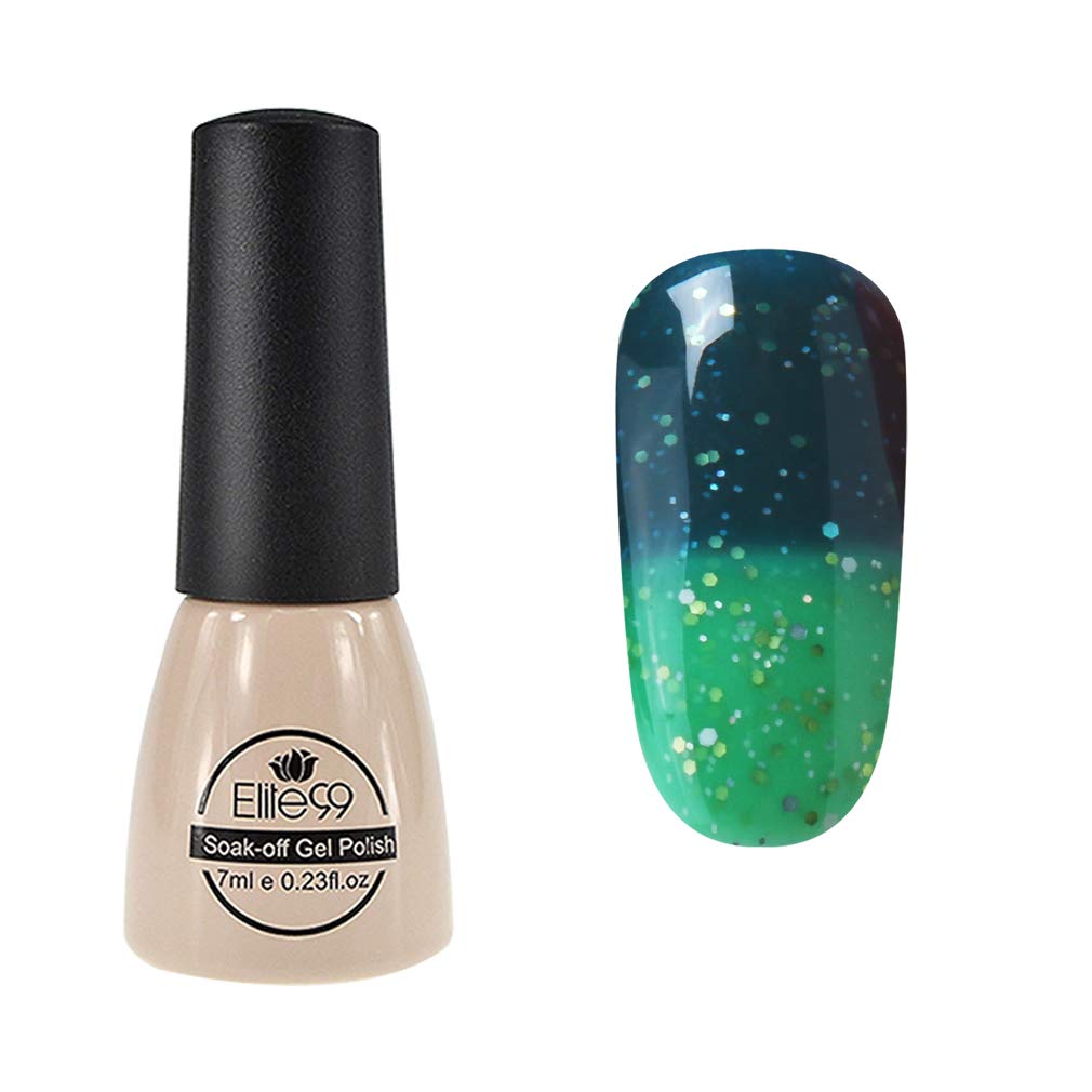 Elite99 Thermal Temperature Color Changing Gel Polish Soak Off UV LED Nail Polish Manicure Nail Art 7ml - 5725