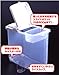 JapanBargain S-, Japanese Plastic Kome Bitsu Raw Rice Storage Container, 10 kgs