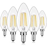 E12 LED Candelabra Bulbs 40 Watt Equivalent, 4W...