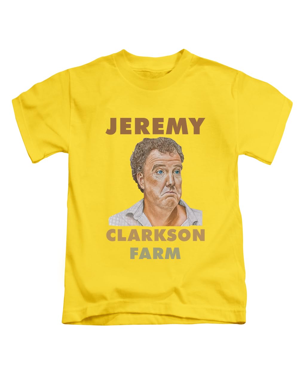 New Spirit Original Unisex Yellow Jeremy Clarkson Farm Farmer Farming Iconic Icon Tee T-Shirt Funny T Shirt Top