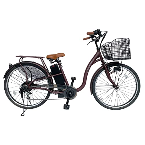 10% off - Airbike 電動アシスト自転車 26インチ トルクセンサー式 型式認定モデル 211 (ブラウン)