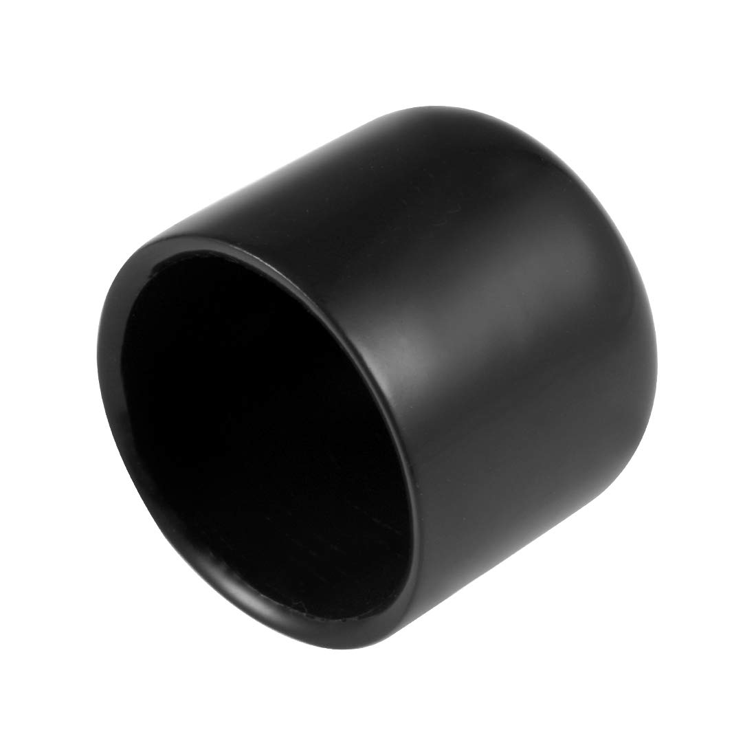 uxcell 15pcs Rubber End Caps 22mm(7/8") ID Vinyl Round End Cap Cover Screw Thread Protectors Black