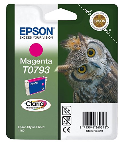 Encre Epson T0793 magenta pour Stylus Photo 1400 consommable jet d'encre
