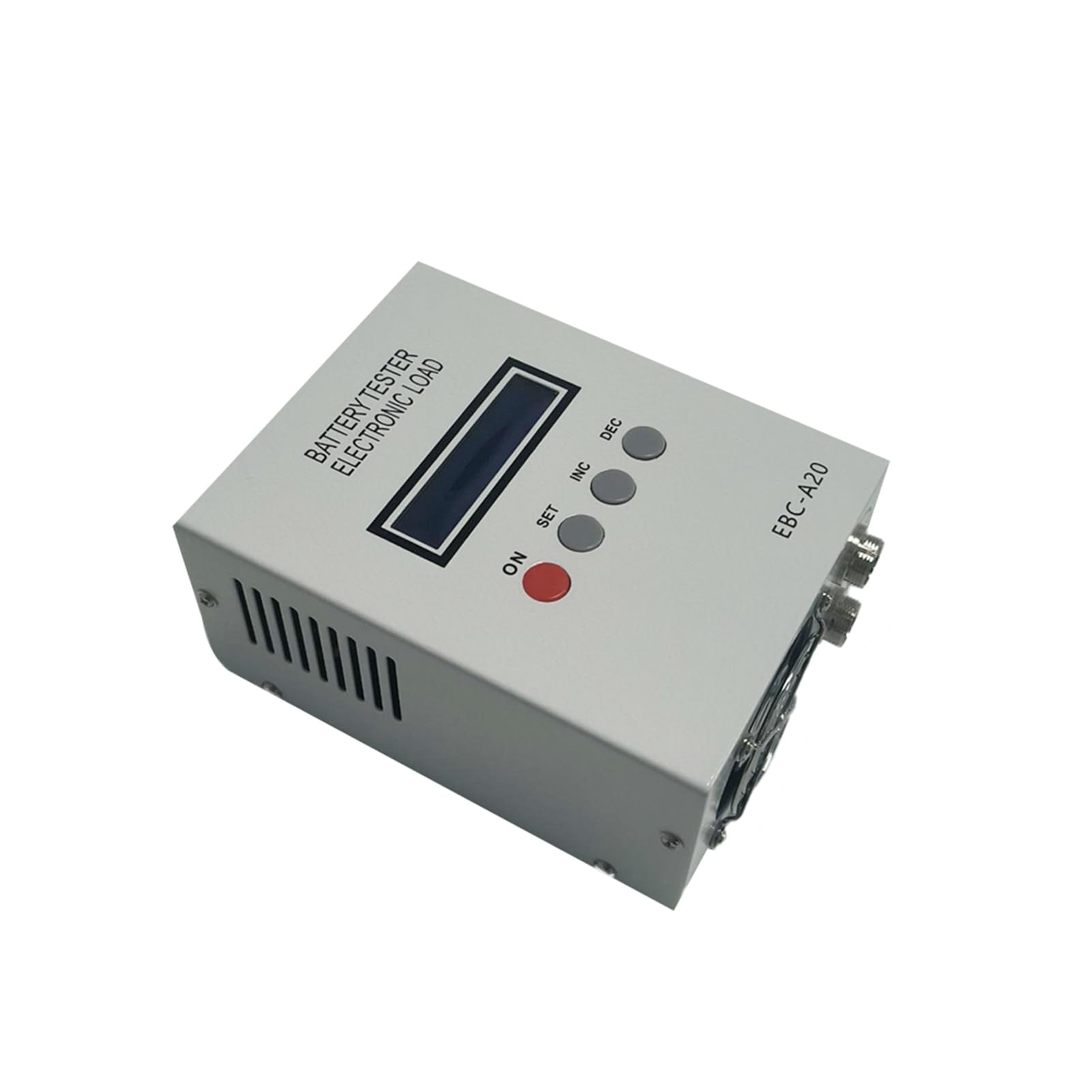 Cocoarm Tester per Batterie Tester di Resistenza Interna con Custodia in Metallo da 0 A 30 V da 0,10 A 20,00 A Display LCD Test di capacità con modalità Ciclo per Riparazione Batteria Test da Banco