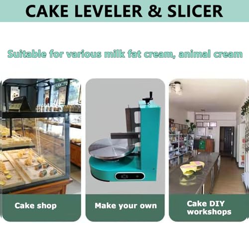 Macchina per glassa per Torte, Macchina elettrica per Decorare Torte, spalmatore di Crema a velocità Regolabile per Cottura Professionale e spalmatura di Torte