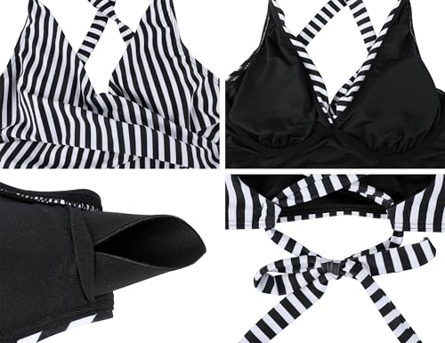Haut de bikini à armatures et push-up croisé galbant