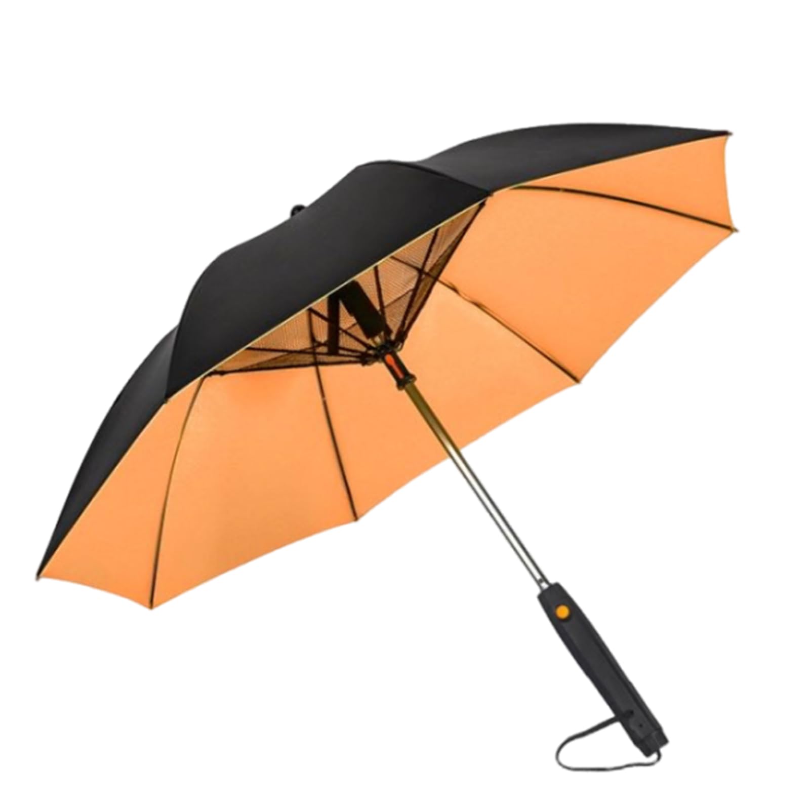 Uqezagpa Black Outside And Ye Outdoor Battery Powered Sun Umbrellas Cooling Misting Fan Umbrellas For Spectators Innovative