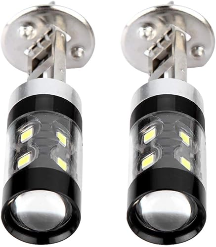 Miniatura 5 de Aramox Bombilla para faros delanteros, 2 unids H1 8000 K blanco 50 W LED de alto brillo faros Kit de faros antiniebla lámpara de conducción de coche