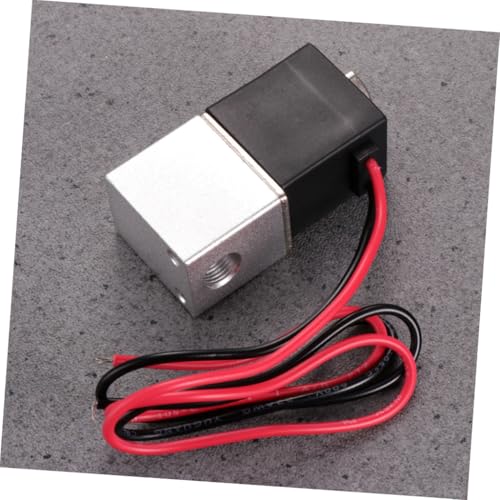 Válvula solenoide DC12V normalmente cerrada de aluminio de 2 vías para fluidos 7