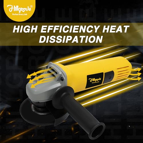 Image of Angle Grinder Machine (Yellow)